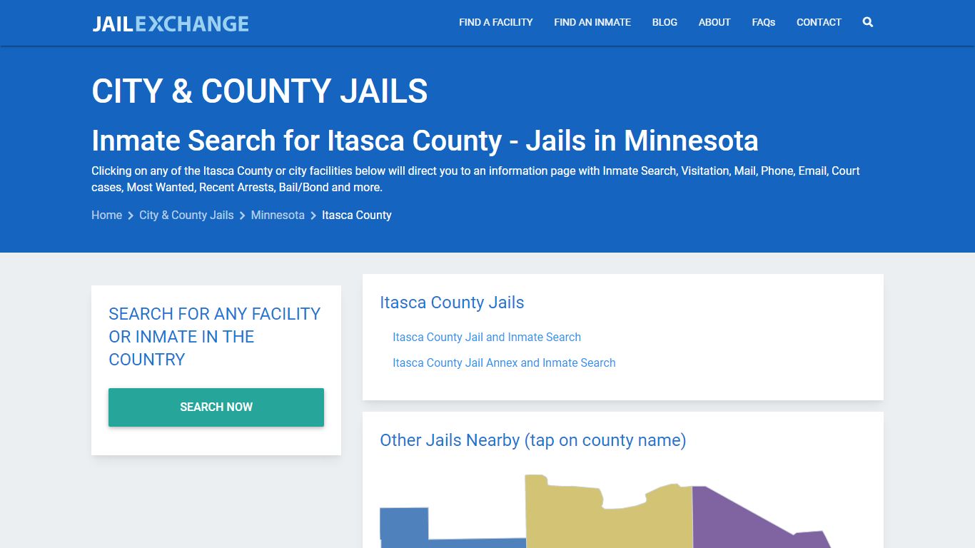 Inmate Search for Itasca County | Jails in Minnesota - Jail Exchange
